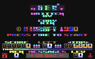 C64 GameBase Gem_Quest_[Preview] (Preview) 1990